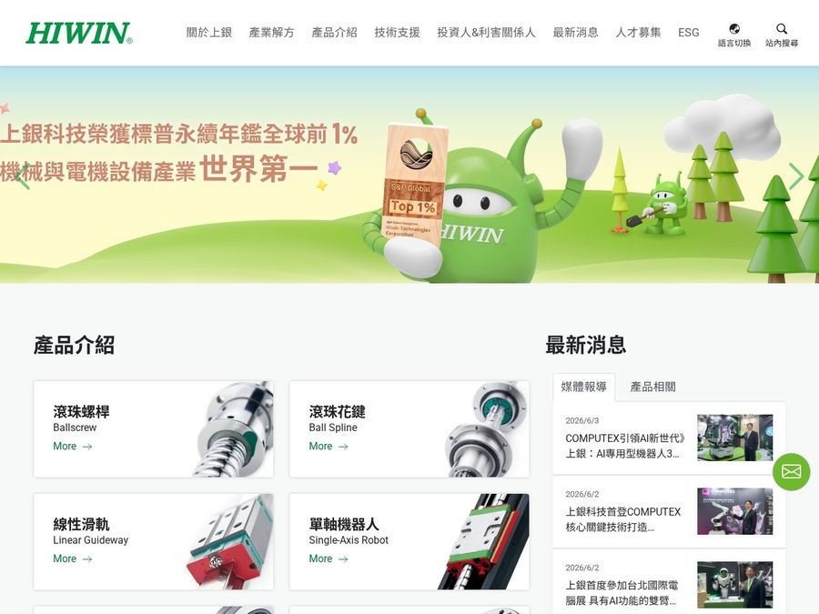 上銀科技 HIWIN